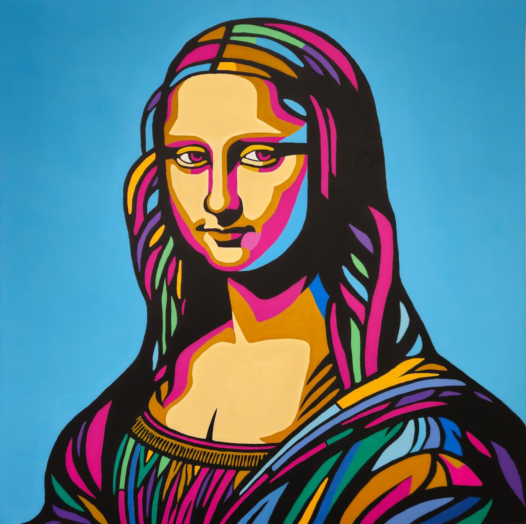 Mona Lisa Pop Art